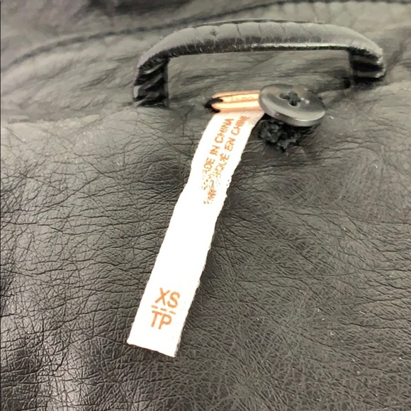 Nwot free people moto leather jacket - Picture 6 of 7